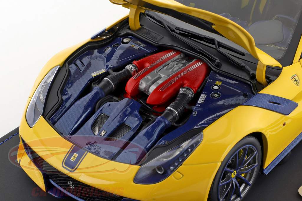 Ferrari F12 TDF modena gul 1:18 BBR