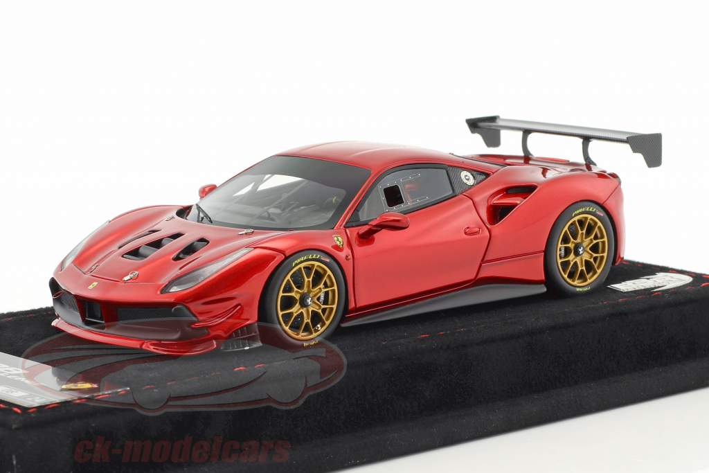 Ferrari 488 Challenge year 2016 fire red metallic 1:43 BBR