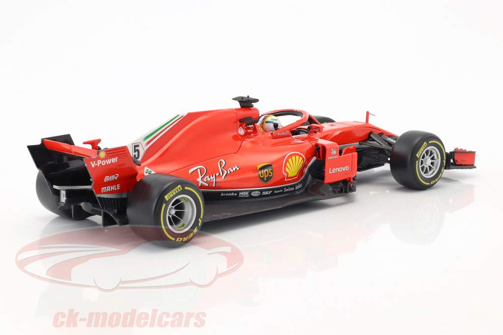 Sebastian Vettel Ferrari SF71H #5 fórmula 1 2018 1:18 Bburago