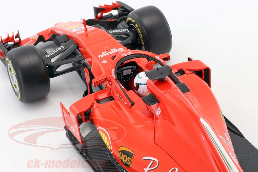 Sebastian Vettel Ferrari SF71H #5 fórmula 1 2018 1:18 Bburago