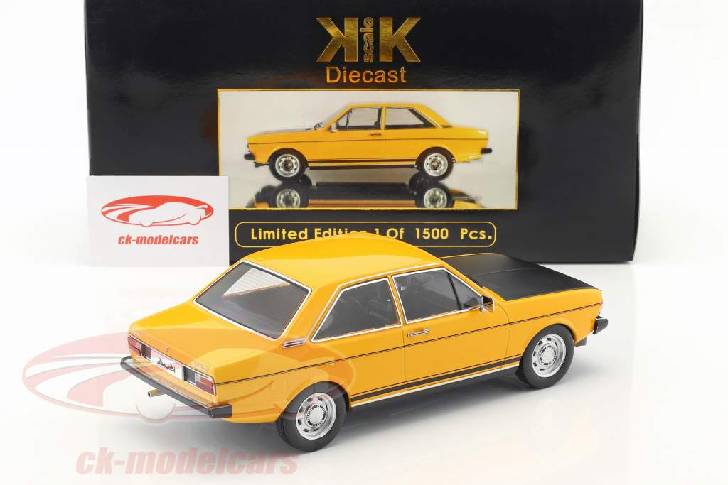 Audi 80 GTE giallo / nero 1:18 KK-Scale