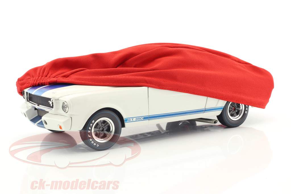 Coche cubrir rojo para modelos de autos en escala 1:18