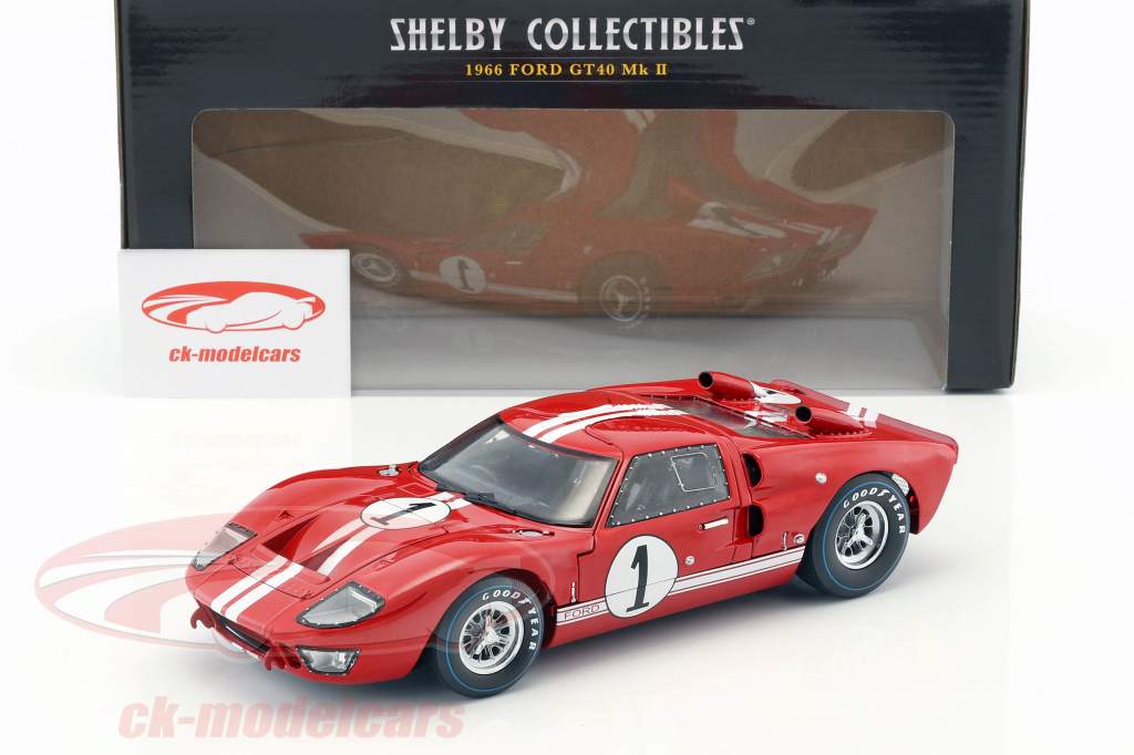 Ford GT-40 MK II #1 vincitore 12h Sebring 1966 Miles, Ruby 1:18 ShelbyCollectibles