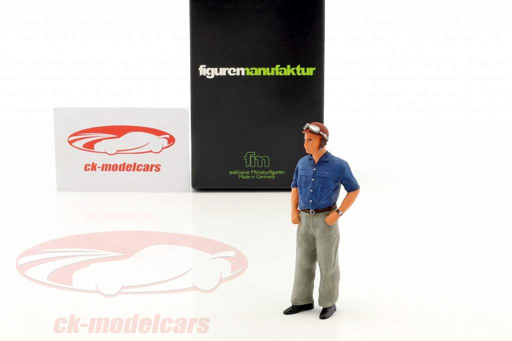 Juan Manuel Fangio historique figure formule 1 1:18 FigurenManufaktur