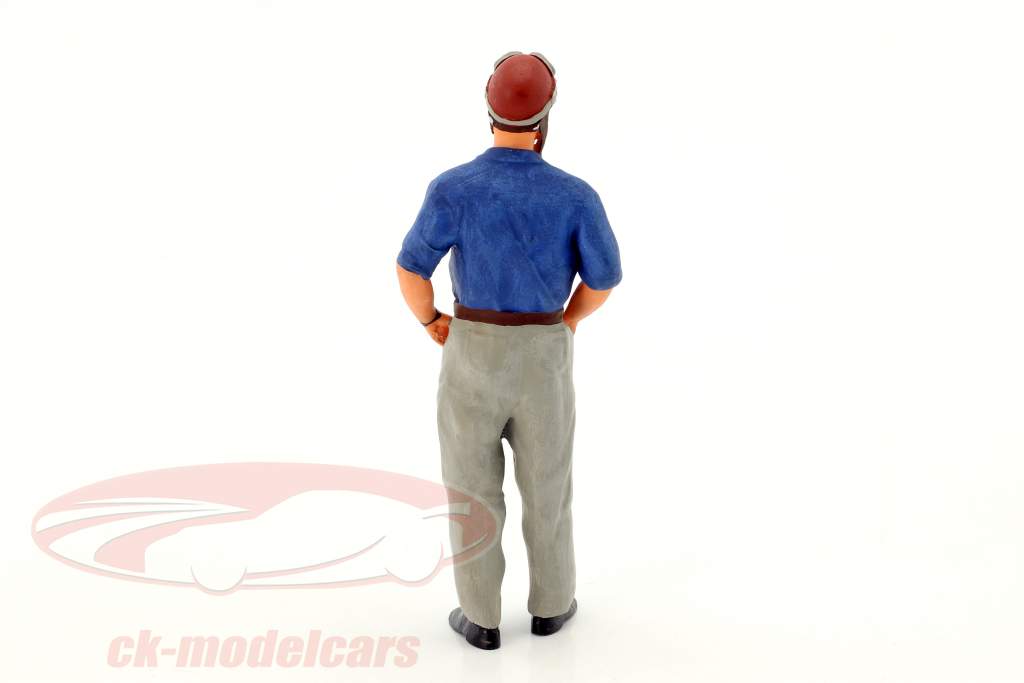 Juan Manuel Fangio historique figure formule 1 1:18 FigurenManufaktur