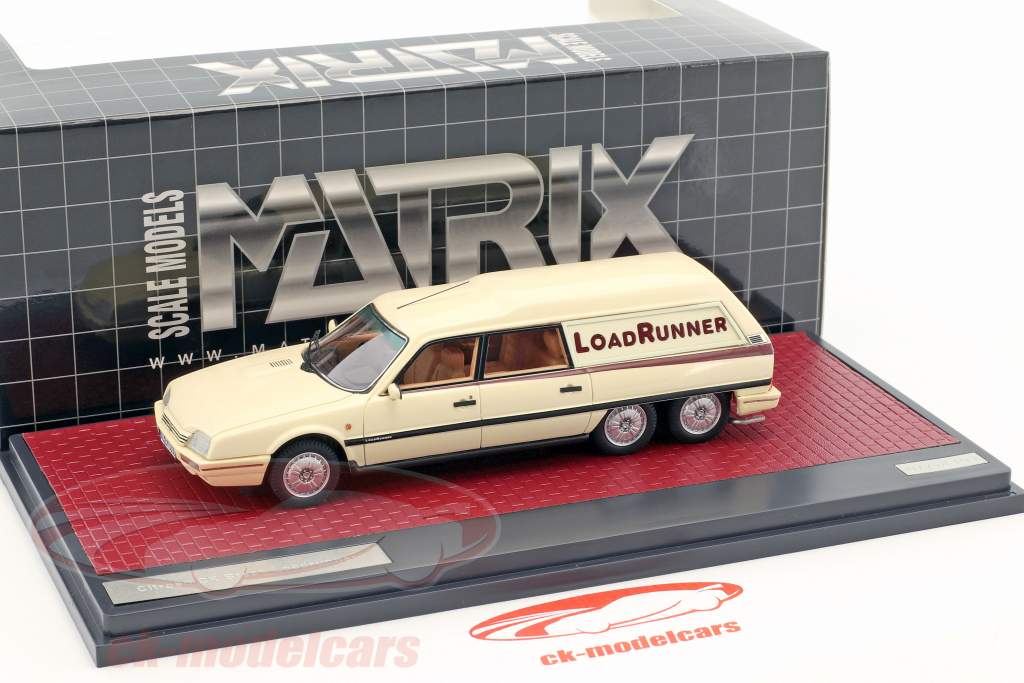 Citroen CX Break Loadrunner år 1989 beige 1:43 Matrix