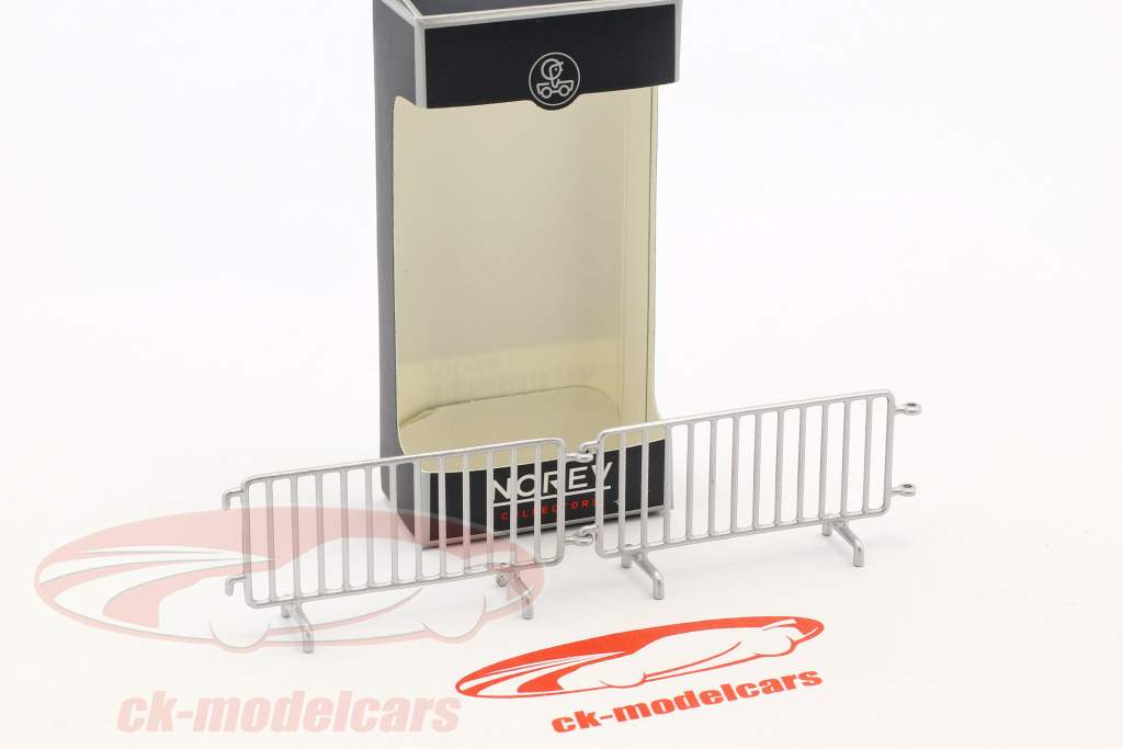 2-Pieces-Set Barrieres Vauban / Absperrgitter 1:43 Norev