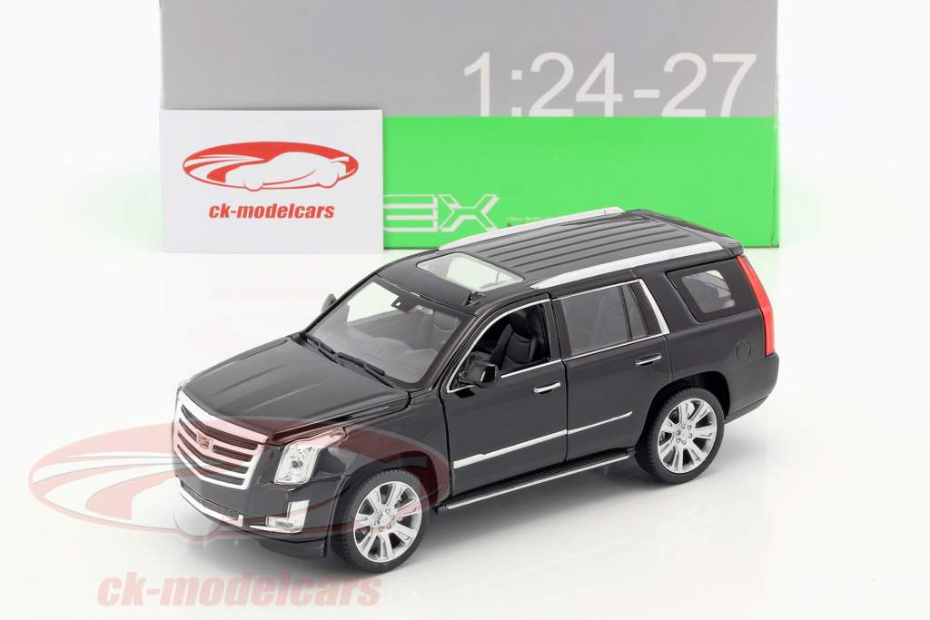 Cadillac Escalade année de construction 2017 noir 1:24 Welly