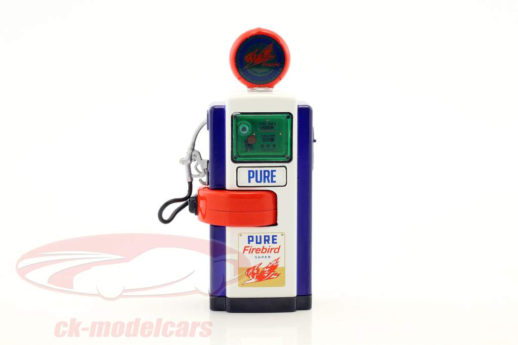 Wayne 100-A Pure Firebird газ насос 1948 синий / белый / красный / зеленый 1:18 Greenlight