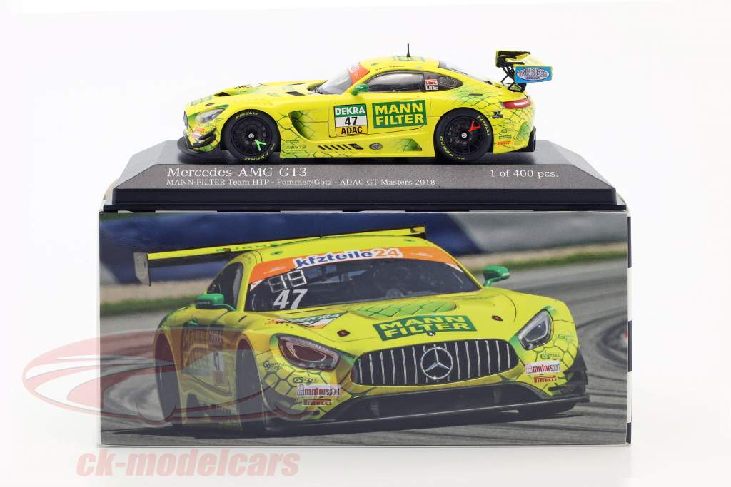 Mercedes-Benz AMG GT3 #47 ADAC GT Masters 2018 Pommer, Götz 1:43 Minichamps