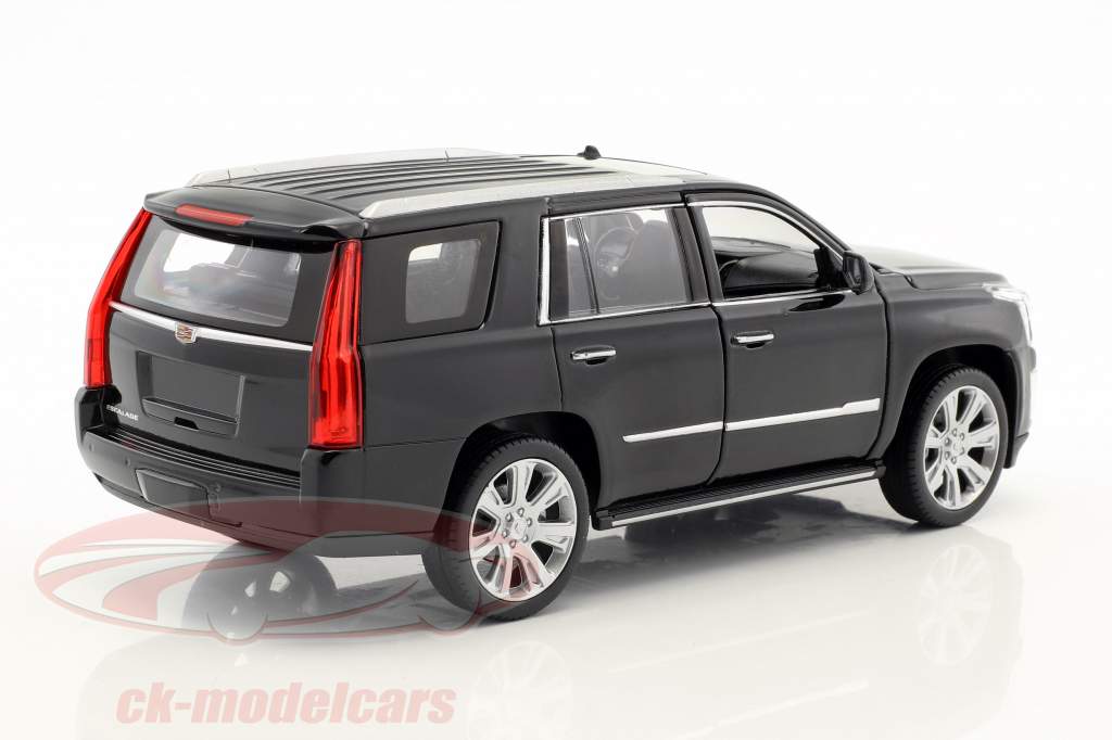 Cadillac Escalade year 2017 black 1:24 Welly