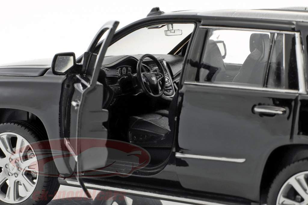 Cadillac Escalade année de construction 2017 noir 1:24 Welly
