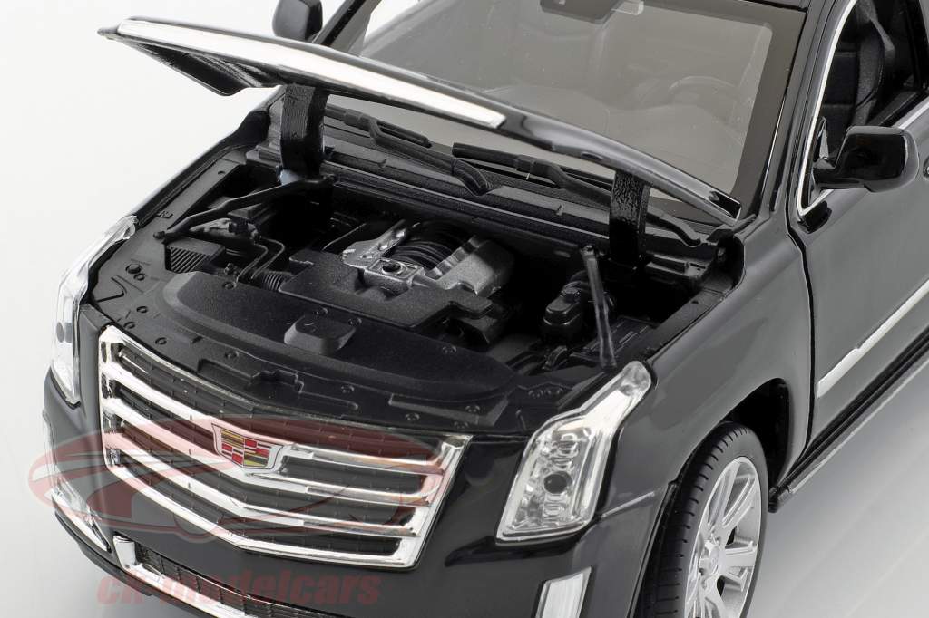 Cadillac Escalade année de construction 2017 noir 1:24 Welly