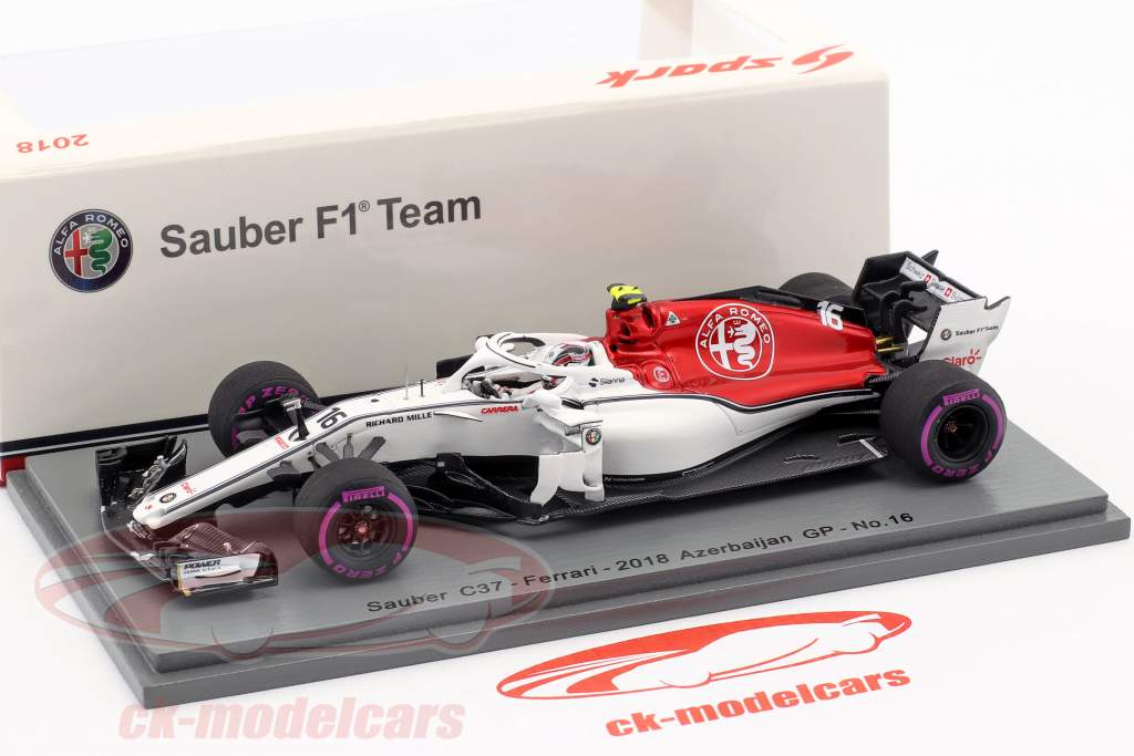 Spark 1:43 Charles Leclerc Sauber C37 #16 6th Azerbaijan GP