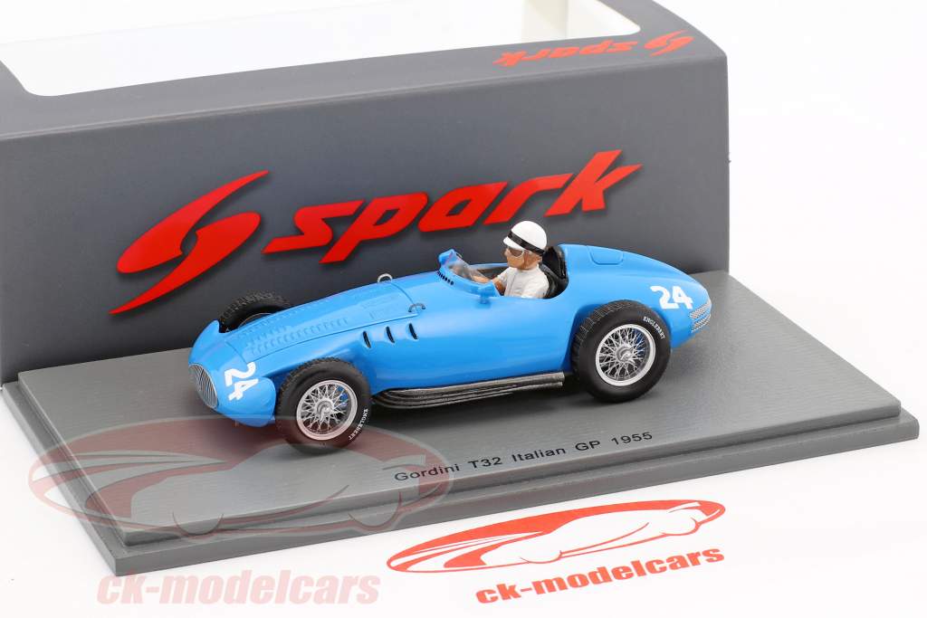Jean Lucas Gordini T32 #24 italiano GP fórmula 1 1955 1:43 Spark