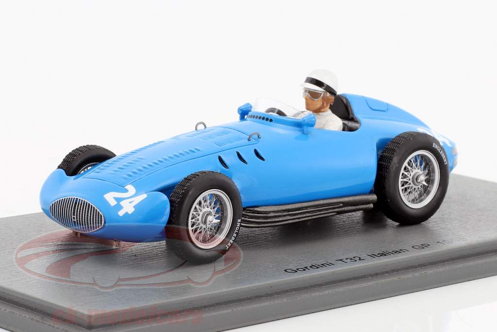 Jean Lucas Gordini T32 #24 italiano GP fórmula 1 1955 1:43 Spark