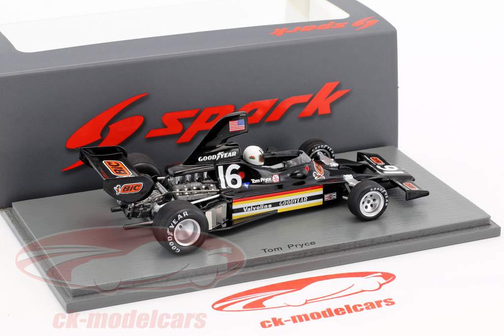 Tom Pryce Shadow DN5B #16 3rd Brasilien GP Formel 1 1976 1:43 Spark
