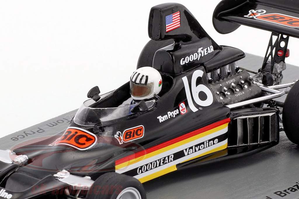 Tom Pryce Shadow DN5B #16 3rd Brasilien GP Formel 1 1976 1:43 Spark