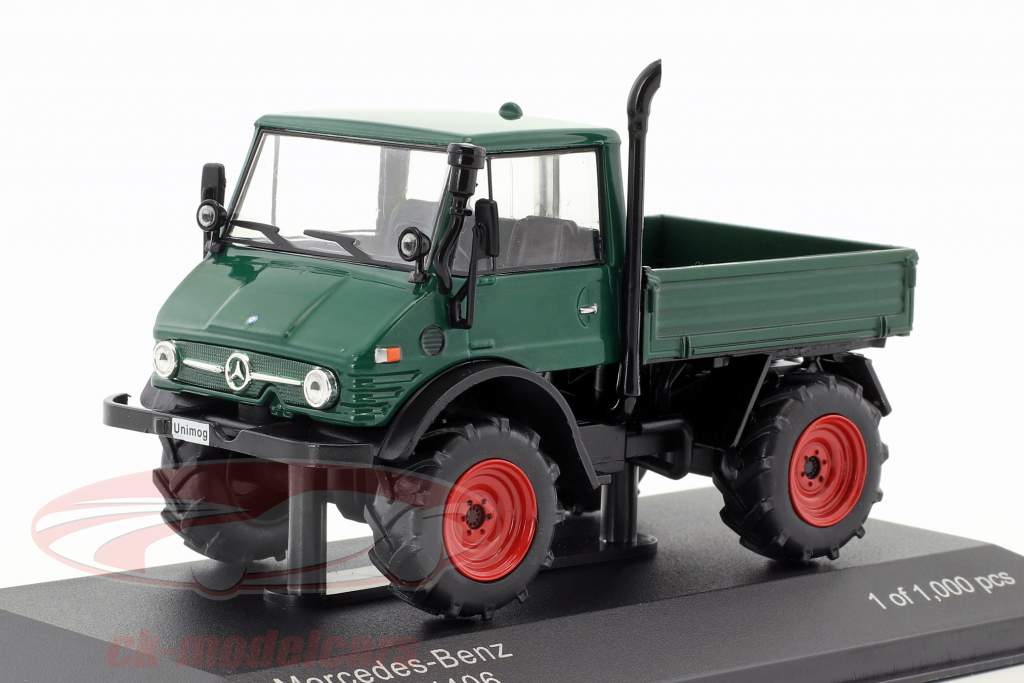 梅赛德斯 - 奔驰Unimog U406深绿色1:43 WhiteBox