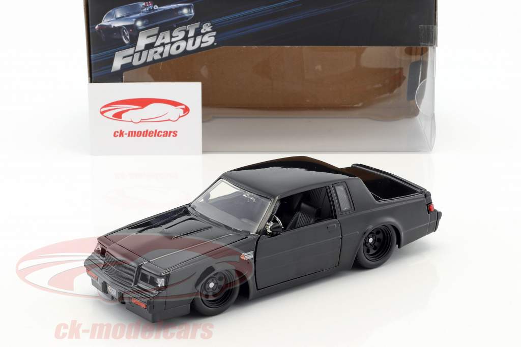 Dom's Buick Grand National 築 1987 フィルム Fast & Furious (2009) 黒 1:24 Jada Toys