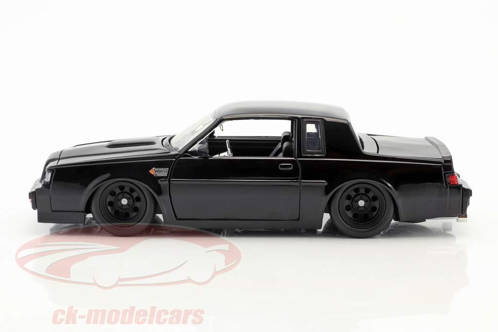 Dom's Buick Grand National 築 1987 フィルム Fast & Furious (2009) 黒 1:24 Jada Toys