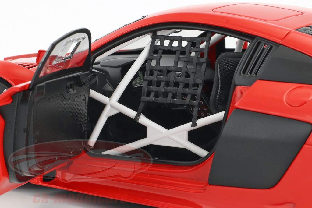 Audi R8 LMS Plain Body Version Bouwjaar 2016 rood 1:18 AUTOart