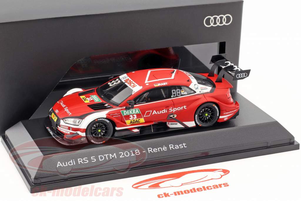 Audi RS 5 #33 DTM 2018 Rene Rast 1:43 Spark