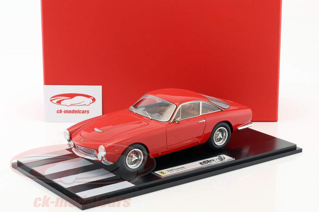 Ferrari 250 Lusso дождь версия Год постройки 1963 красный с витрина 1:18 BBR