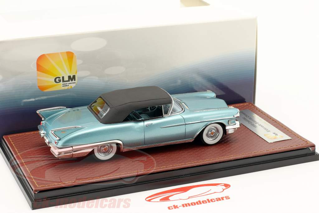Cadillac Eldorado Biarritz Closed Top Год постройки 1958 светло-голубой металлический 1:43 GLM