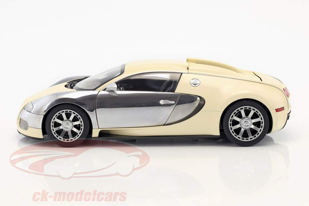 Bugatti Veyron EB 16.4 Année 2009 Blanc 1:18 AUTOart