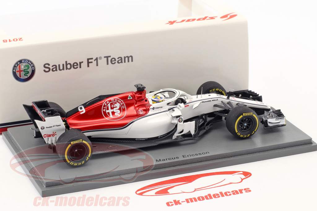 Marcus Ericsson Sauber C37 #9 9 ° bahrain GP formula 1 2018 1:43 Spark