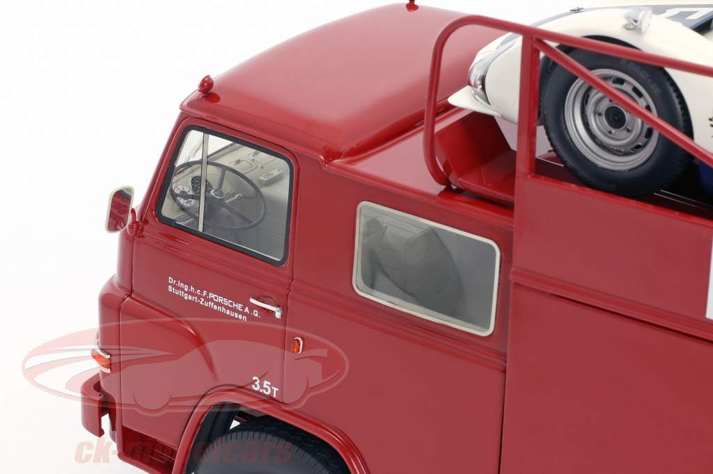 シュコー 1/18 MAN ポルシェ レーシングトランスポーター Schuco 1:18 MAN 635 レーシング トランスポーター Porsche 築