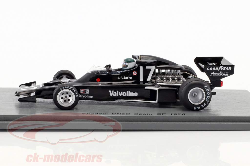 Jean-Pierre Jarier Shadow DN5B #17 spanish GP formula 1 1976 1:43 Spark