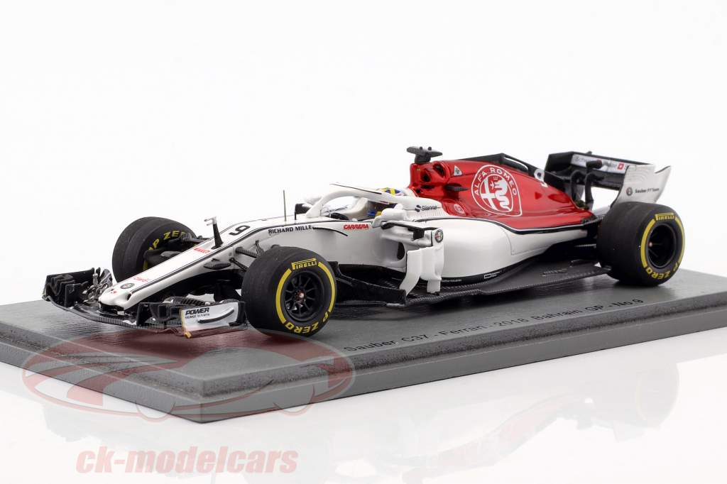 Marcus Ericsson Sauber C37 #9 9th bahrain GP formel 1 2018 1:43 Spark