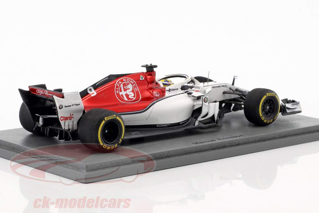 Marcus Ericsson Sauber C37 #9 9th bahrain GP formel 1 2018 1:43 Spark