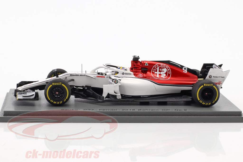 Marcus Ericsson Sauber C37 #9 9th bahrain GP formel 1 2018 1:43 Spark