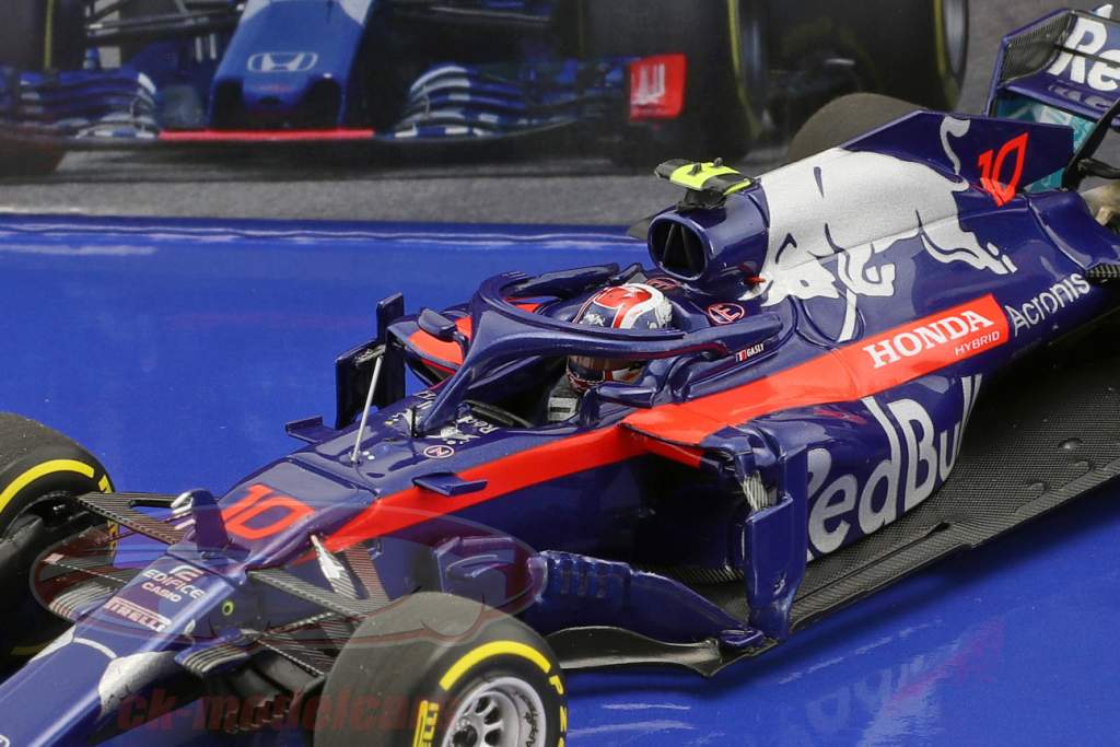 P. Gasly #10 & B. Hartley #28 2-Car Set Scuderia Toro Rosso STR13 formula 1 2018 1:43 Minichamps