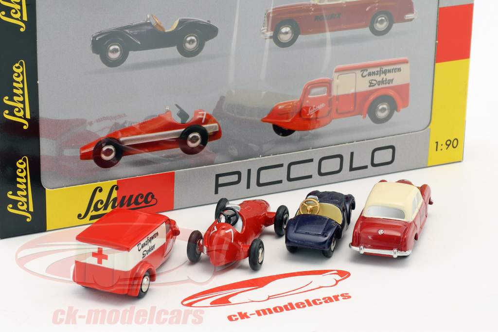 4-Car Gift Set A 1:90 Schuco Piccolo