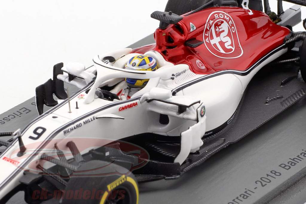 Marcus Ericsson Sauber C37 #9 9 ° bahrain GP formula 1 2018 1:43 Spark