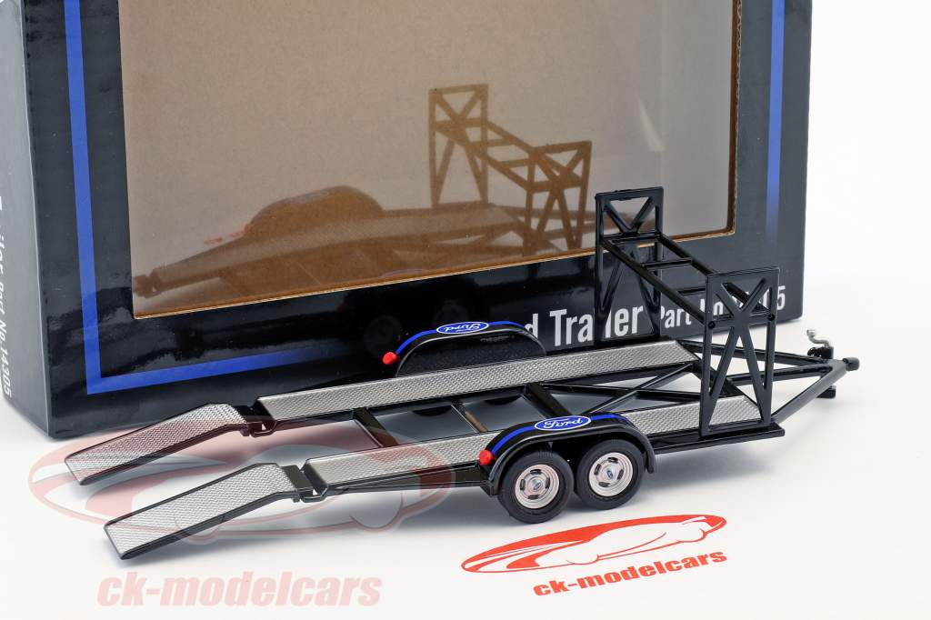 串联 拖车 Ford 同 轮胎 架 黑 1:43 GMP