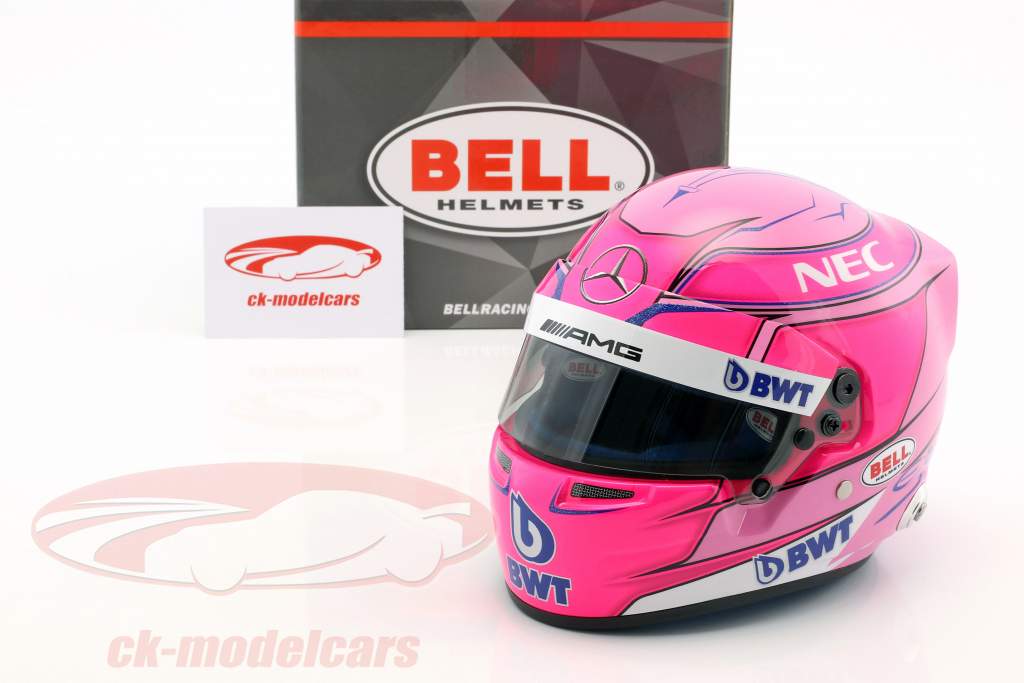 Esteban Ocon Force India VJM11 #31 formula 1 2018 casco 1:2 Bell