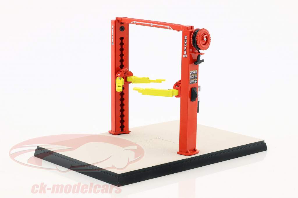 due posta servizio ascensore rosso / giallo 1:43 GMP