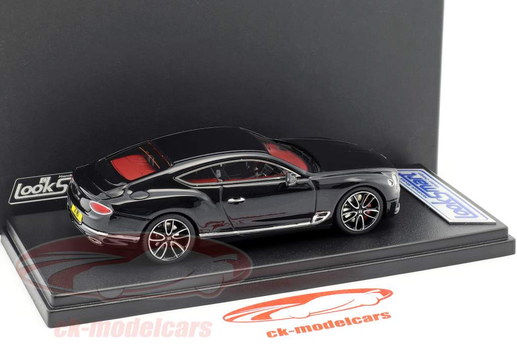 Bentley New Continental GT 年 2018 黒 金属性の 1:43 LookSmart