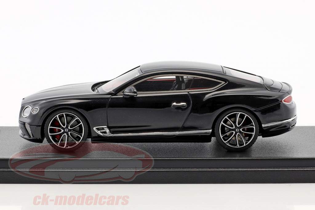 Bentley New Continental GT 年 2018 黒 金属性の 1:43 LookSmart