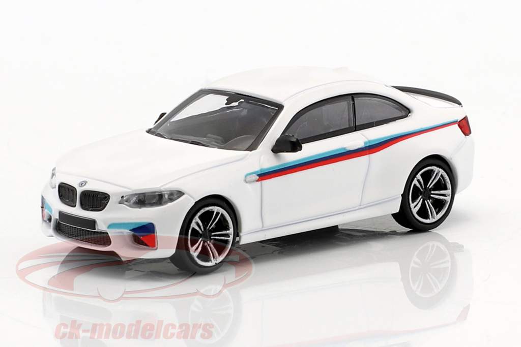 BMW M2 Presentation Car 2016 wit 1:87 Minichamps