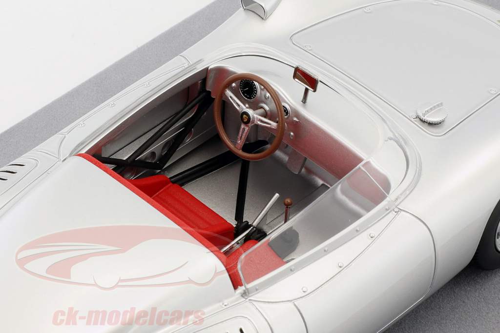 Porsche 718 RSK Press version 1958 silver 1:18 Tecnomodel