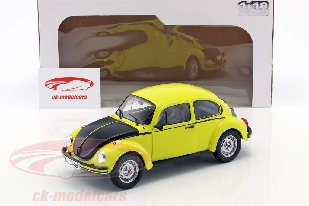 Volkswagen VW Käfer 1303 GSR año de construcción 1973 amarillo / negro 1:18 Solido