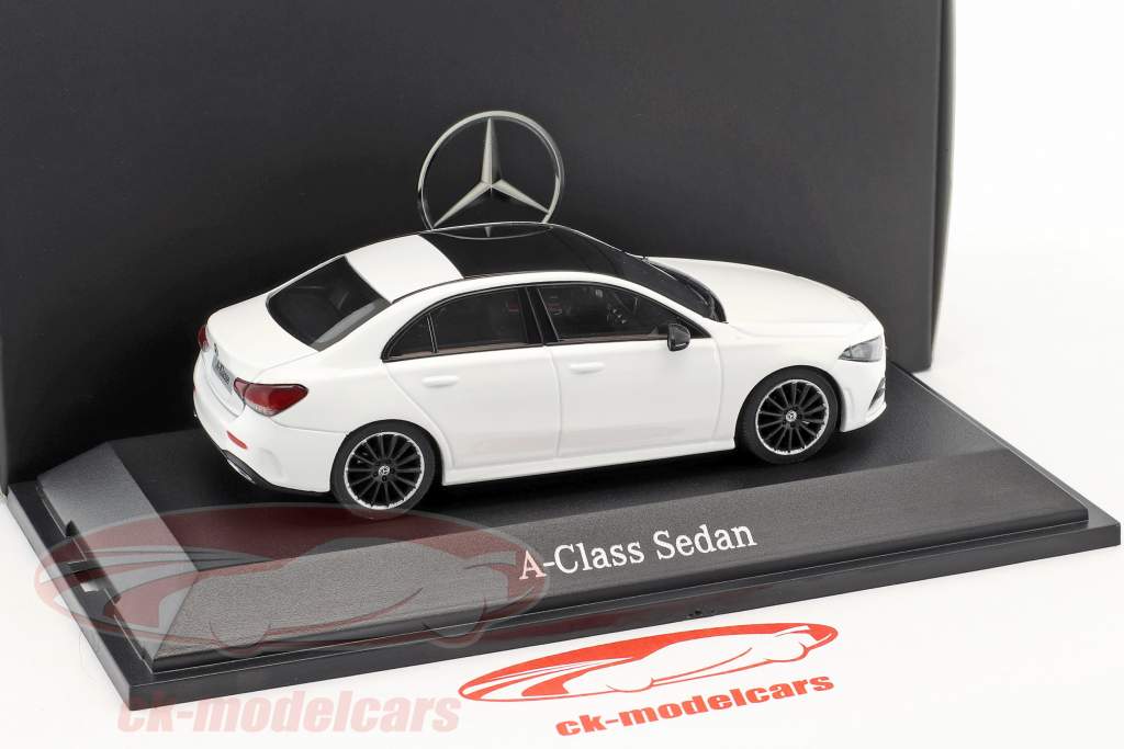 Mercedes-Benz A-Klasse Limousine 1/43 白 Mercedes-Benz Collection A-Class Saloon AMG Line V177 Night