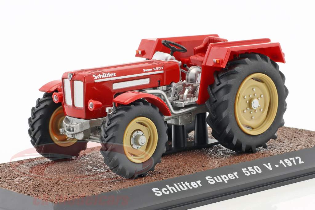 Schlüter Super 550V 030 ano de construção 1972 vermelho 1:32 Atlas