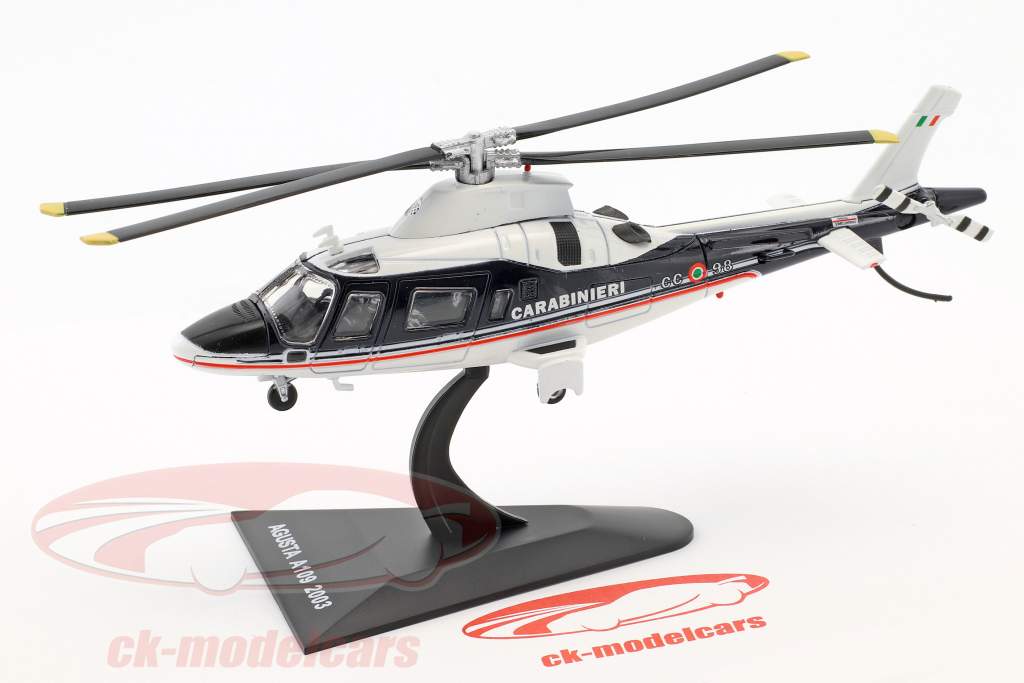 Agusta A109 вертолет Год постройки 2003 синий / белый 1:72 Altaya